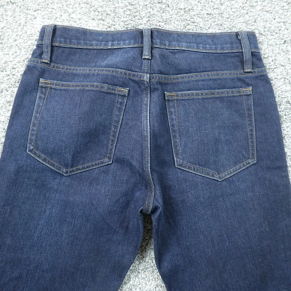 J Crew  Jeans Mens 31X30 Dark Blue Denim Pants Slim Straight Stretch Flex Preppy